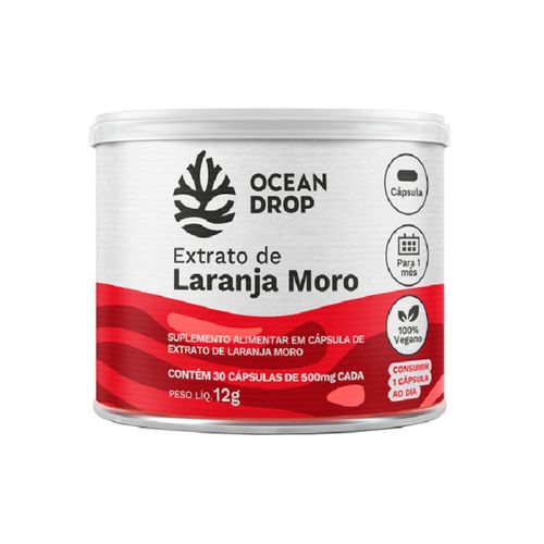 Extrato de Laranja Moro Ocean Drop 500mg 30cáps