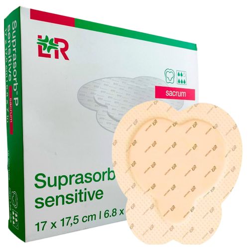 Suprasorb Venosan Sensitive Sacrum Espuma de Silicone Sacral 17X17,5CM Unidade Suprasorb Sensitive Sacrum Único Único