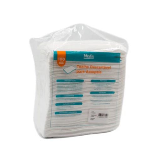 Toalha Descartavel para Assepcia Cremer 50G   30X35cm com 100 unds Único Único