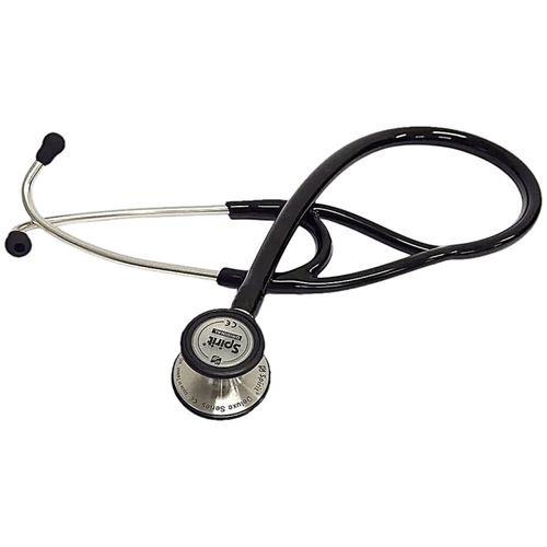 Esteto Spirit MD Cardiológico Preto Com Diafragma Pediatrico