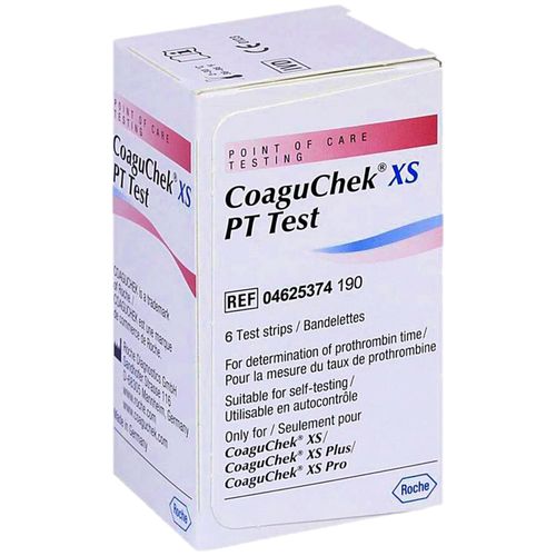 Tiras Reagentes CoaguChek Roche XS - 06 tiras Tiras Reagentes CoaguChek Roche XS - 06 tiras