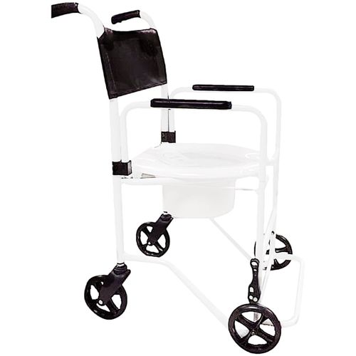 Cadeira de Banho BR Sanitário Jaguaribe Alumínio Branca Cadeira de Banho BR Sanitário Jaguaribe Alumínio Branca