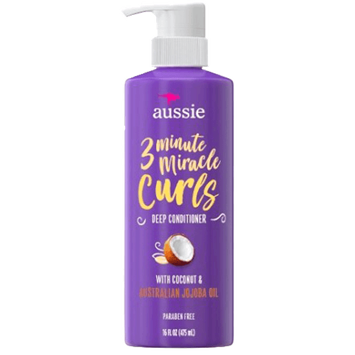 Aussie 3 Minute Miracle Curls Coonut & Aistralian Jojoba Oil - Condicionador 475ml 475ml Aussie 3 Minute Miracle Curls Coonut & Aistralian Jojoba Oil - Condicionador 475ml 475ml
