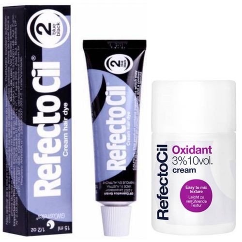 Refectocil Tintura Preto Azulado 2.0 e Oxidante Creme 100ml Refectocil Tintura Preto Azulado 2.0 e Oxidante Creme 100ml
