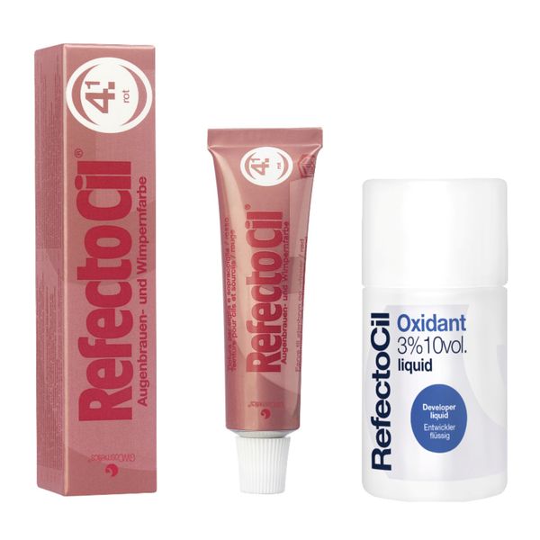 Refectocil Tintura Sobrancelhas Vermelho 4.1 e Oxidante Liq