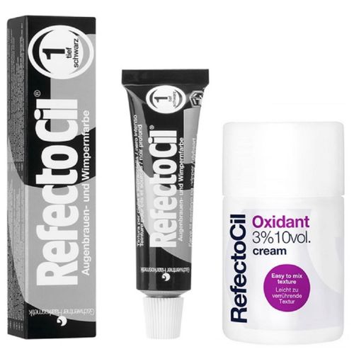 Refectocil Tintura Preto 1.0 e Oxidante Creme 100ml