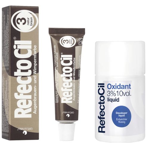 Refectocil Tintura Castanho Natural 3.0 e Oxidante 100 ml Refectocil Tintura Castanho Natural 3.0 e Oxidante 100 ml