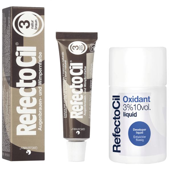 Refectocil Tintura Castanho Natural 3.0 e Oxidante 100 ml
