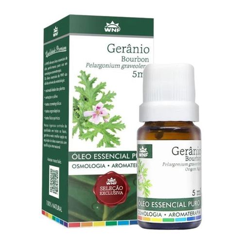 Óleo Essencial Gerânio Bourbon WNF 5ml Óleo Essencial Gerânio Bourbon WNF 5ml