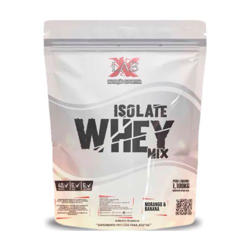 Whey Protein Isolate Whey Mix Morango com Banana 1.1Kg X-Lab Whey Protein Isolate Whey Mix Morango com Banana 1.1Kg X-Lab