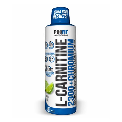 L-Carnitina 2300 com Picolinato de Cromo 480ml Limão Profit