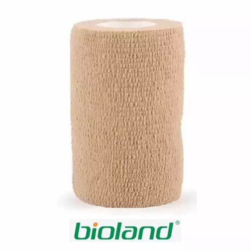 Bandagem Autoaderente Elastica Bioland Tam 7,5 x 4,5cm Bege Único Único