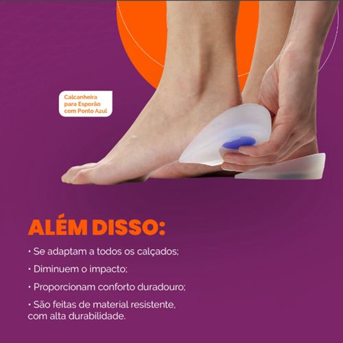 Calcanheira para Esporao Hidrolight com Ponto Azul G Único Calcanheira para Esporao Hidrolight com Ponto Azul M Único Calcanheira para Esporao Hidrolight com Ponto Azul G Único Calcanheira para Esporao Hidrolight com Ponto Azul M Único