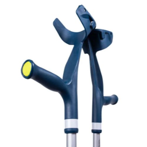 Muleta Canadense Fixa Mercur Azul Escuro Par Único