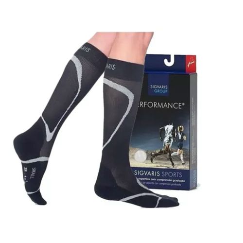 Meia Sigvaris Performance G3 BRANCO G3 Meia Sigvaris Performance G2 Preto G2