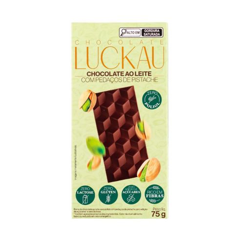 Barra Choco ao Leite Zero Poliol com Pedaços de Pistache 75g Barra Choco ao Leite Zero Poliol com Pedaços de Pistache 75g