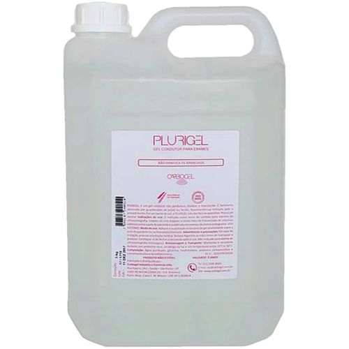 Gel Condutor para Ultrassom Plurigel Carbogel 5kg Gel Condutor para Ultrassom Plurigel Carbogel 5kg