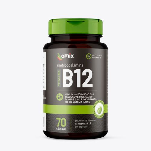 Vitamina B12 Omix 70cáps Vitamina B12 Omix 70cáps