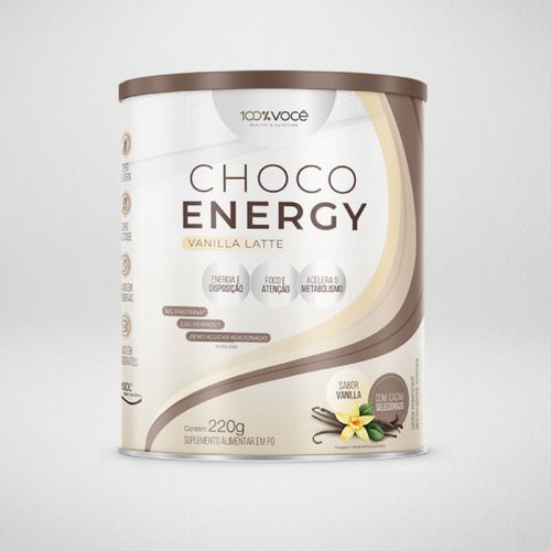 Choco Energy Vanilla 100% Você 220g Choco Energy Vanilla 100% Você 220 g
