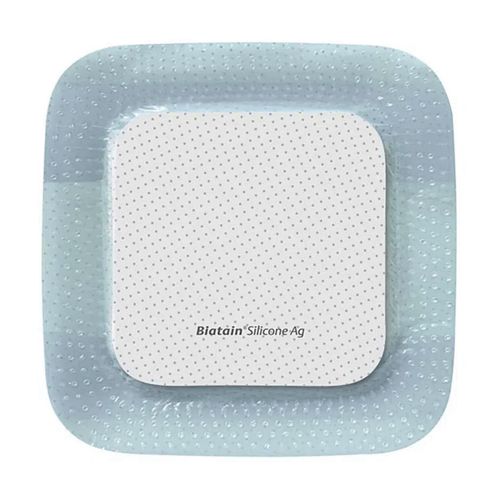 39637 - Curativo Silicone e Prata Biatain Silicone AG 10x10cm Unidade 10x10 cm