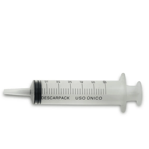 Seringa Descartável Sem Agulha Bico Cateter 60ML (Descarpack)