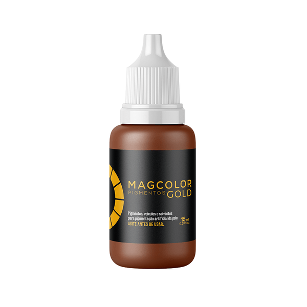 Pigmento Mag Color Gold 10ml Cores Nf-e Cor Castanho Medio