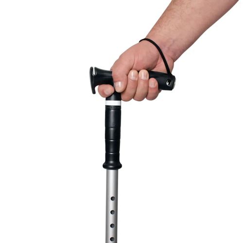 Bengala Tipo T com Apoio Mercur Preta Único