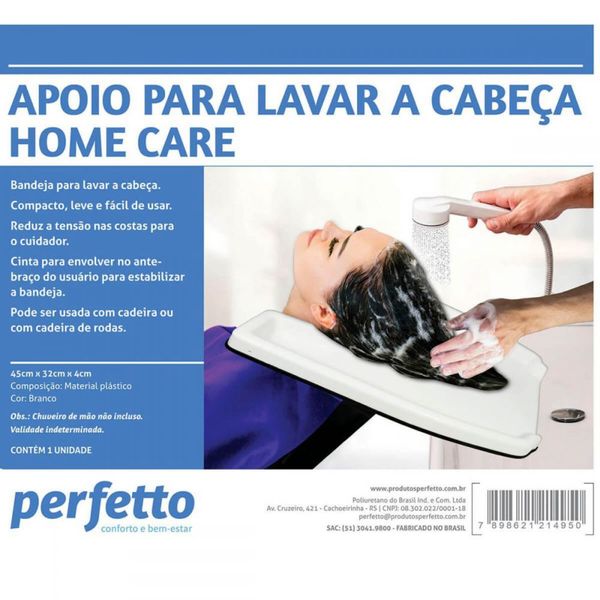 Apoio Para Lavar A Cabeça No Leito Perfetto Mobilitta apoio Único