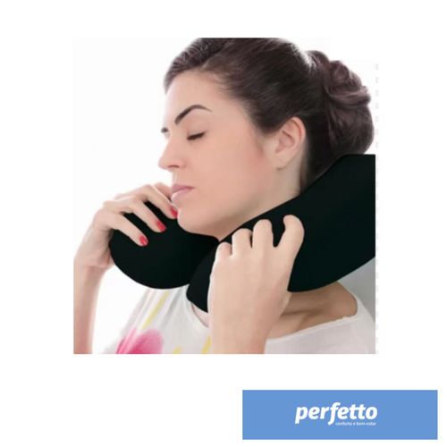 Almofada para Pescoco Perfetto Neck Pillow Preto