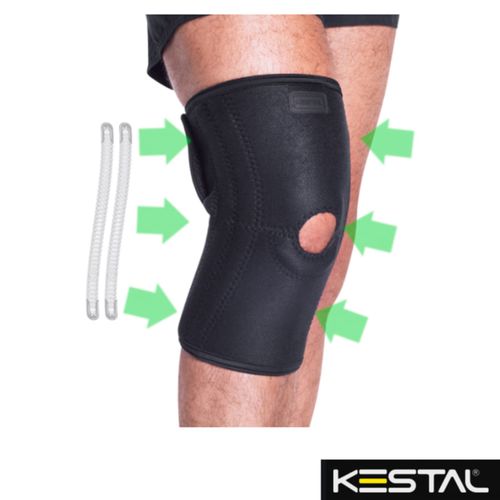 Joelheira Ajustável com Hastes de Aço Flexível - KESTAL Joelheira Ajustavel Único Joelheira Ajustável com Hastes de Aço Flexível - KESTAL Joelheira Ajustavel Único