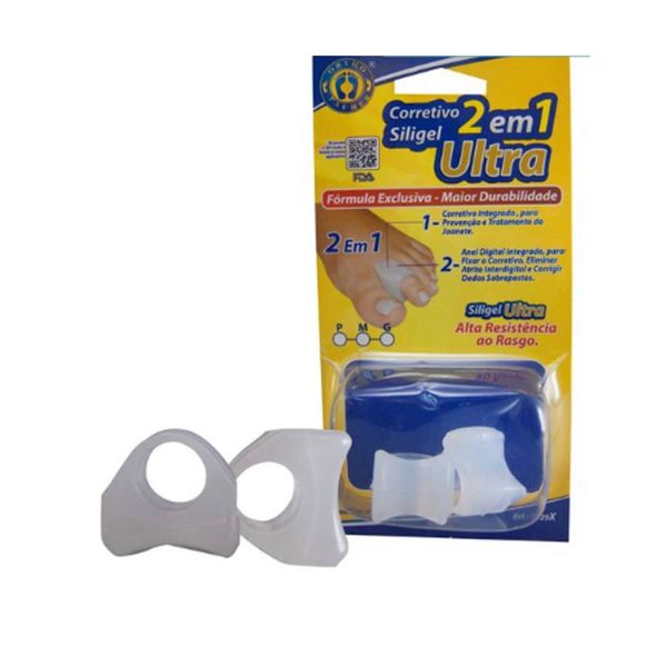 Corretivo Siligel 2 em 1 Ultra - Ortho Pauher (tam: M) Único Corretivo Siligel 2 em 1 Ultra - Ortho Pauher (tam: G) Único
