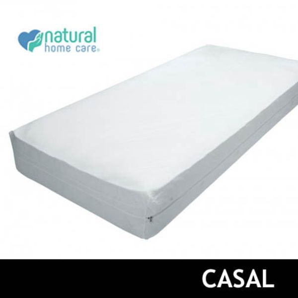 Capa para Colchao Anti Acaro Girassol Natural Home Care Casal Capa Protetora para Colchao Anti Acaro Girassol Casal