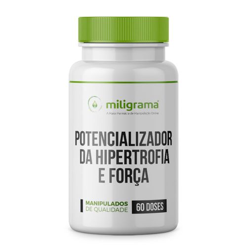 Potencializador da hipertrofia e força 60 doses Sem Sabor/Aroma 60 cápsulas