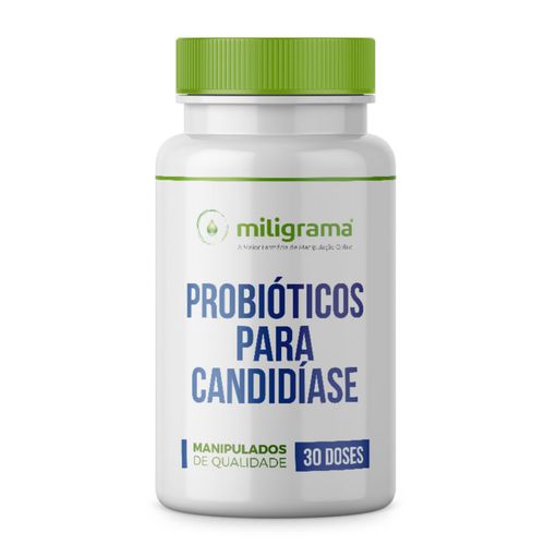 Probióticos para candidíase 30 doses 30 Cápsulas Probióticos para candidíase 30 doses 30 Cápsulas