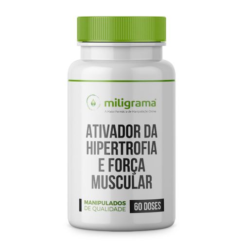 Ativador da hipertrofia e força muscular 60 doses Sem Sabor/Aroma 60 cápsulas