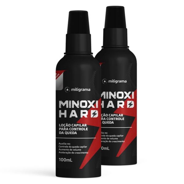 Kit 2 Minoxidil Minoxihard® Loção Capilar 100ml