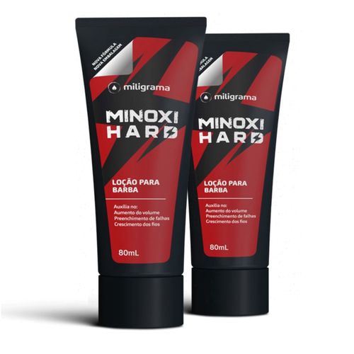 Kit Promocional 2 Minoxihard® Loção Barba 80ml 100ml 50g Kit Promocional 2 Minoxihard® Loção Barba 80ml 100ml 50g