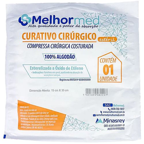Curativo Cirúrgico com Papel Interno Estéril 10X50cm-unidade