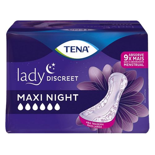 Absorvente Tena Lady Discreet Maxi Night - 14 unidades Absorvente Tena Lady Discreet Maxi Night - 14 unidades