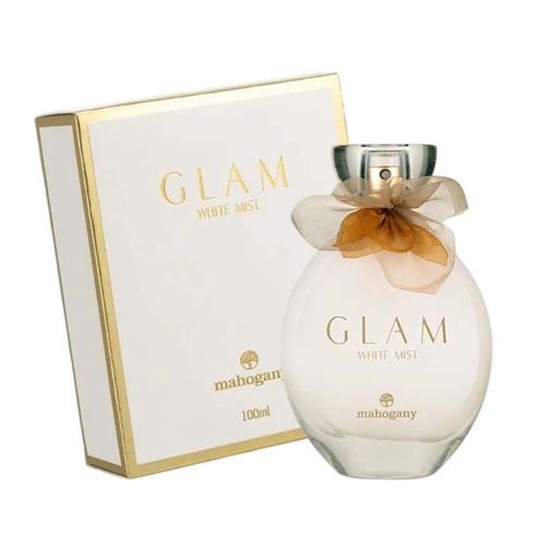 Fragrância Glam White Mist Mahogany 100ml Branco