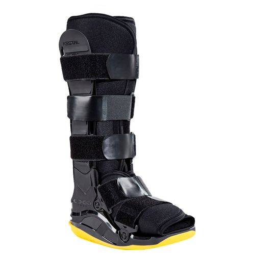 Bota Imobilizadora Longa ExoFoot Kestal - Preta/Amarela - G