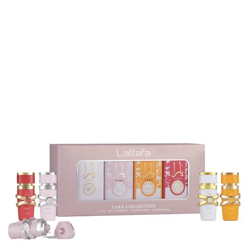 Kit Lattafa Perfume Yara Feminino Eau de Parfum Collection Miniaturas 5ml - 4 Unidades Kit Kit Lattafa Perfume Yara Feminino Eau de Parfum Collection Miniaturas 5ml - 4 Unidades Kit