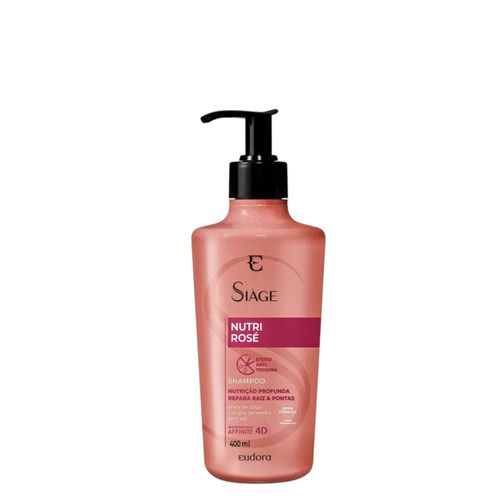 Shampoo Eudora Siàge Nutri Rosé 400ml Shampoo Eudora Siàge Nutri Rosé 400 ml Shampoo Eudora Siàge Nutri Rosé 400ml Shampoo Eudora Siàge Nutri Rosé 400 ml