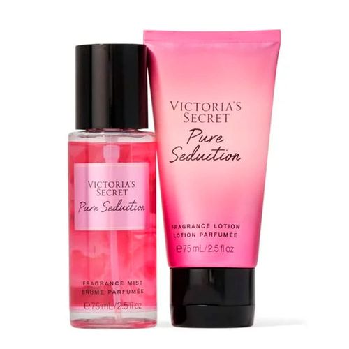 Kit Victoria’s Secret Pure Seduction - Body Splash 75ml + Body Lotion 75ml NULO