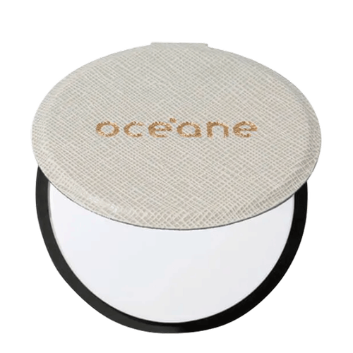Océane Capri Slim Pocket Mirror Bege - Espelho Compacto Océane Capri Slim Pocket Mirror Bege - Espelho Compacto