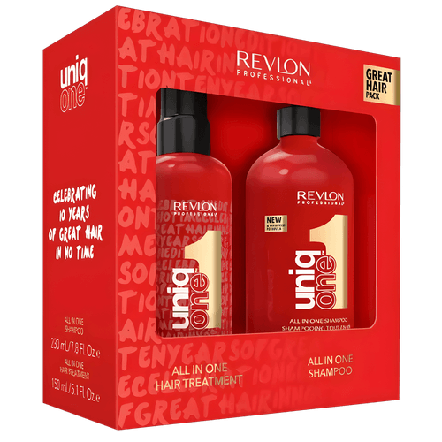 Kit Revlon Professional Uniq One - Shampoo 230ml + Hair Treatmént 150ml