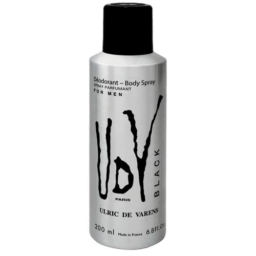 Ulric De Varens  Udv Black - Desodorante 200ml Ulric De Varens Udv Black - Desodorante 200ml 200ml