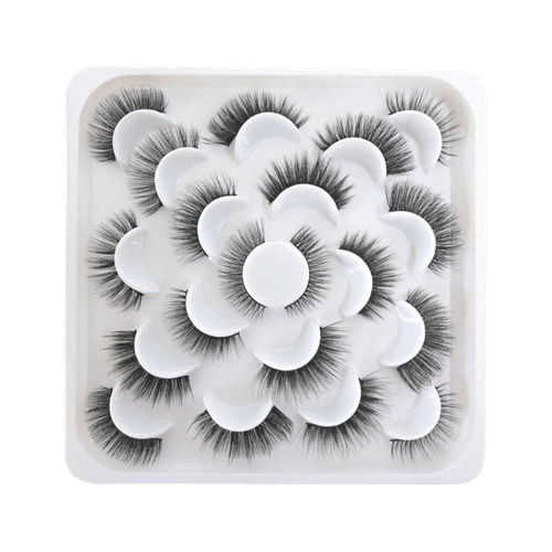 Kit Miss Frandy - Cílios Postiços com 10 Pares NULO