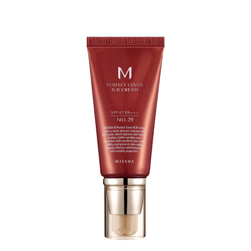 Missha 29 Caramel Beige Cover BB Cream - Base Liquida 50ml N29-Caramel-Beige