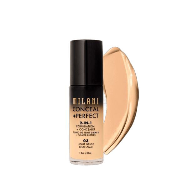 Milani 2 em 1 Light Beige 03 - Base Liquida